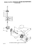 Diagram for 06 - Brake, Clutch, Gearcase, Motor And Pump