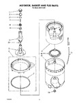 Diagram for 04 - Agitator, Basket And Tub