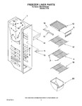 Diagram for 04 - Freezer Liner Parts