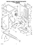 Diagram for 03 - Dryer Cabinet And Motor Parts