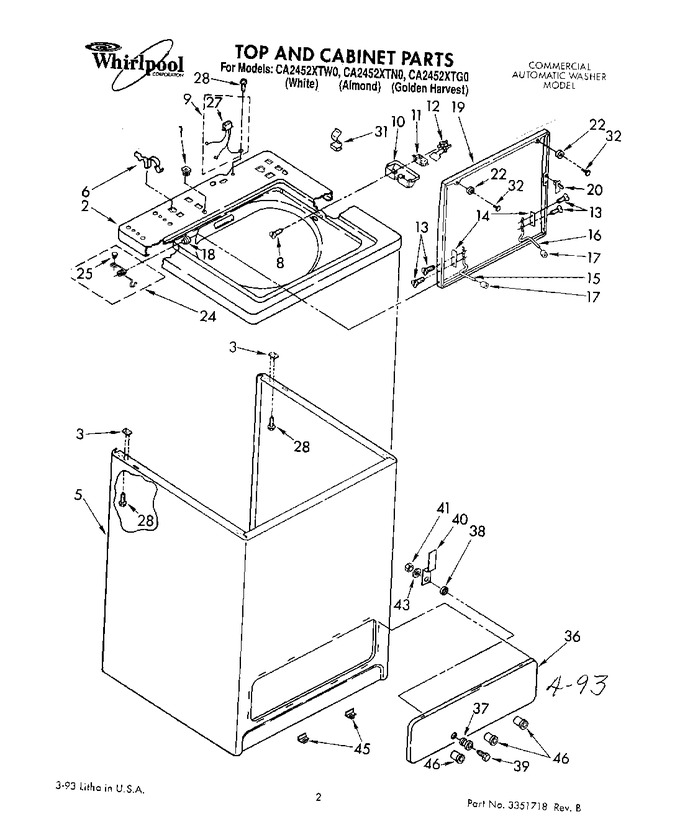 Diagram for CA2452XTW0