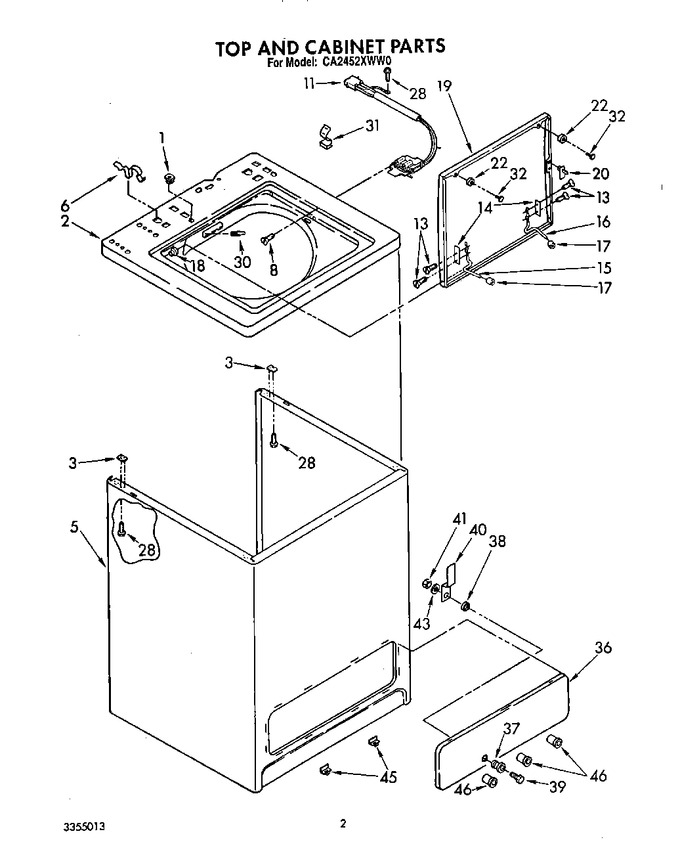 Diagram for CA2452XWG0