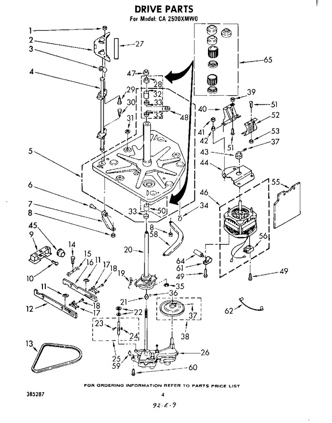 Diagram for CA2500XMW0