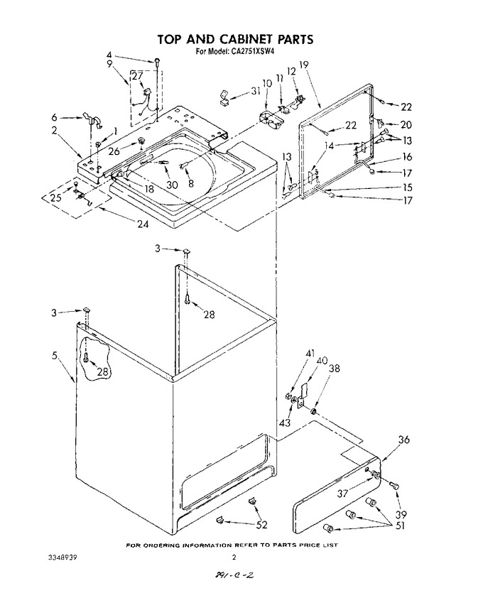 Diagram for CA2751XSW4