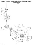 Diagram for 07 - Brake, Clutch, Gearcase, Motor And Pump