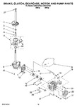 Diagram for 06 - Brake, Clutch, Gearcase, Motor And Pump Parts