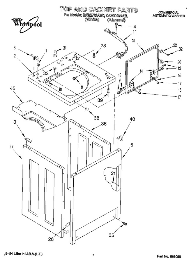 Diagram for CAW2762AW0