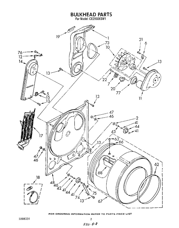 Diagram for CE2950XSW1