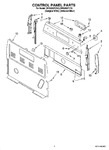 Diagram for 02 - Control Panel Parts