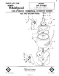 Diagram for 01 - Tub And Basket