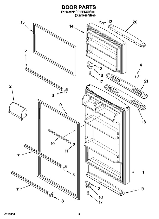 Diagram for CR18PKXRS00