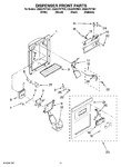 Diagram for 08 - Dispenser Front Parts