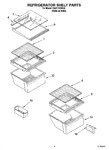 Diagram for 03 - Refrigerator Shelf Parts