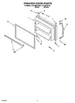 Diagram for 02 - Freezer Door Parts