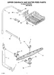 Diagram for 05 - Upper Dishrack & Water Feed