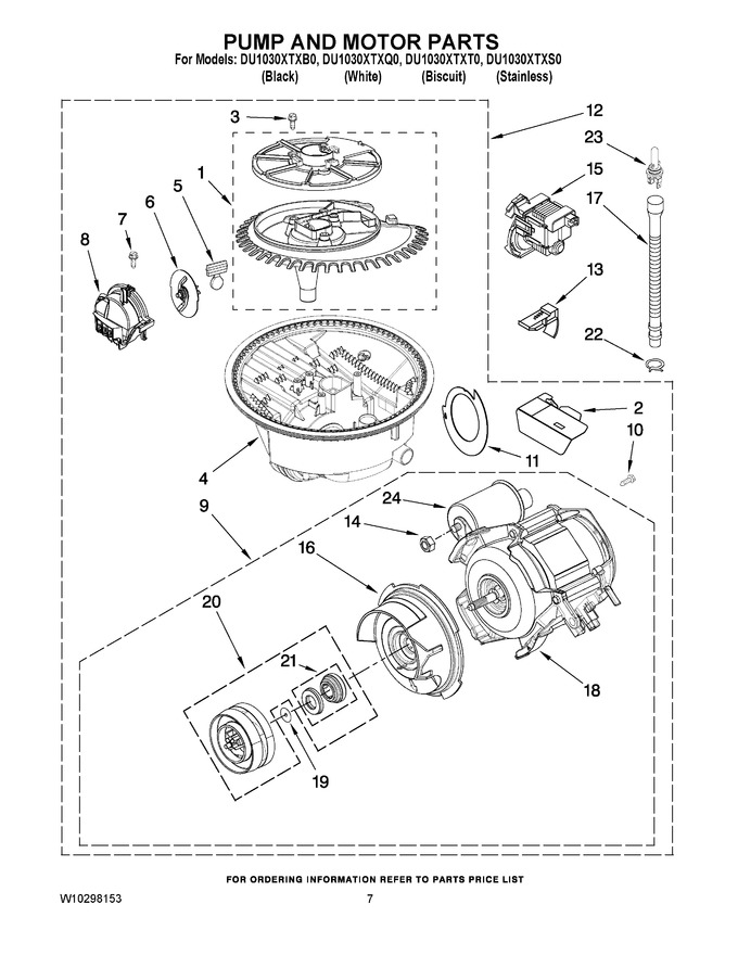 Diagram for DU1030XTXB0