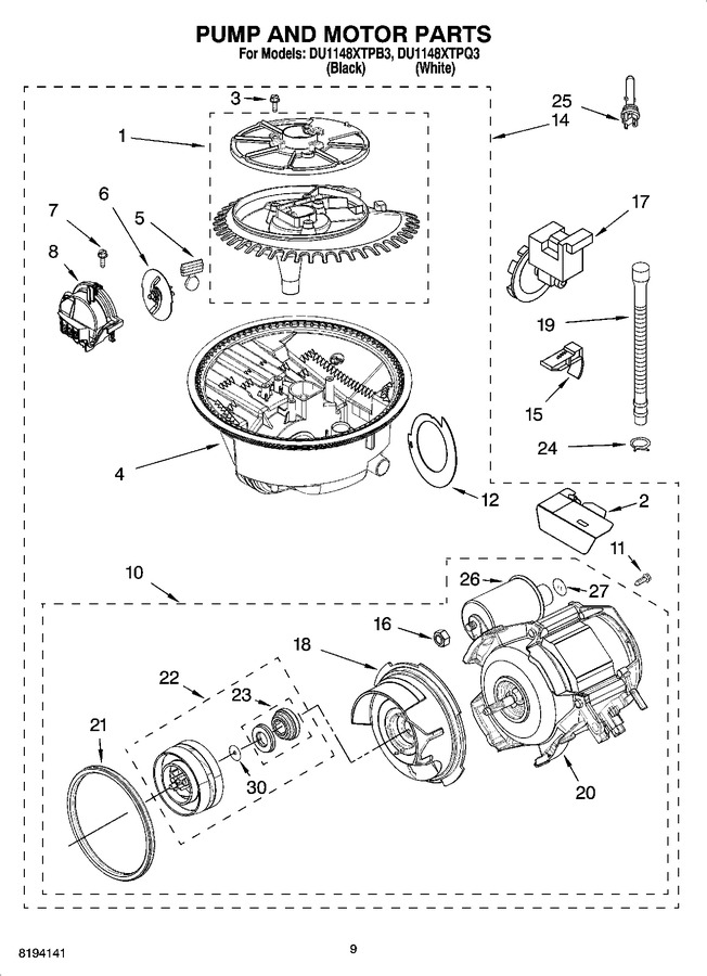 Diagram for DU1148XTPB3