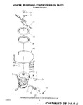 Diagram for 04 - Heater, Pump And Lower Sprayarm