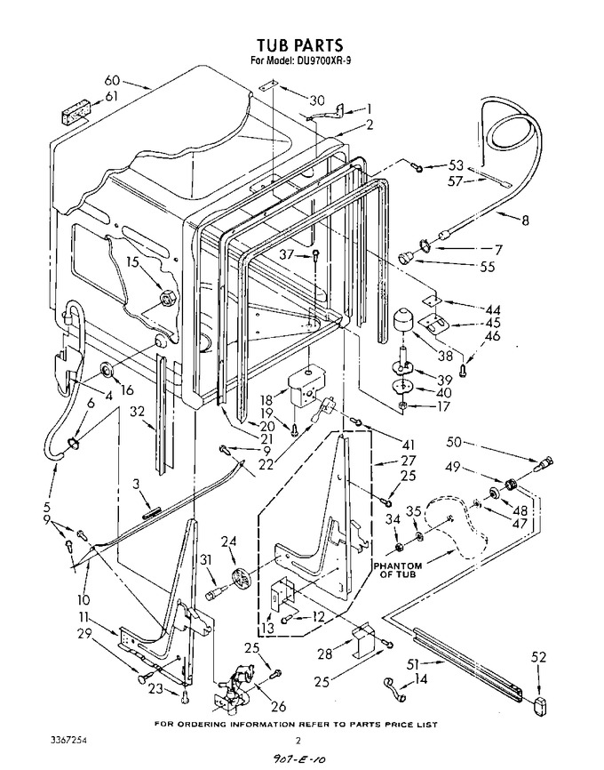 Diagram for DU9700XR9