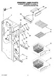 Diagram for 04 - Freezer Liner Parts