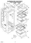 Diagram for 02 - Refrigerator Liner Parts