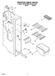 Diagram for 03 - Freezer Liner Parts