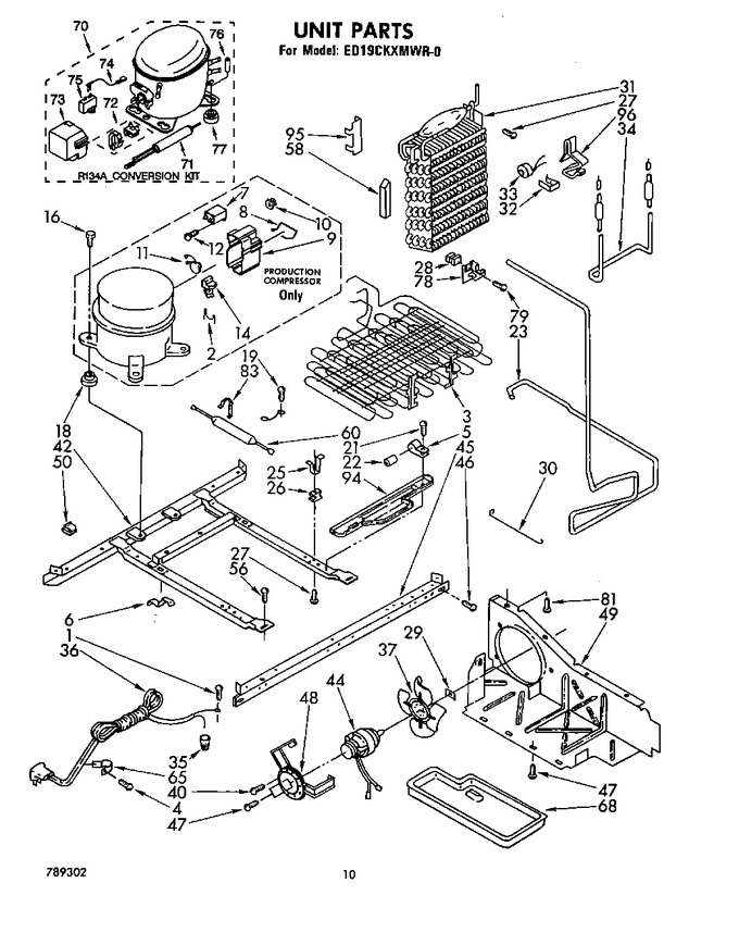 Diagram for ED19CKXMWR0