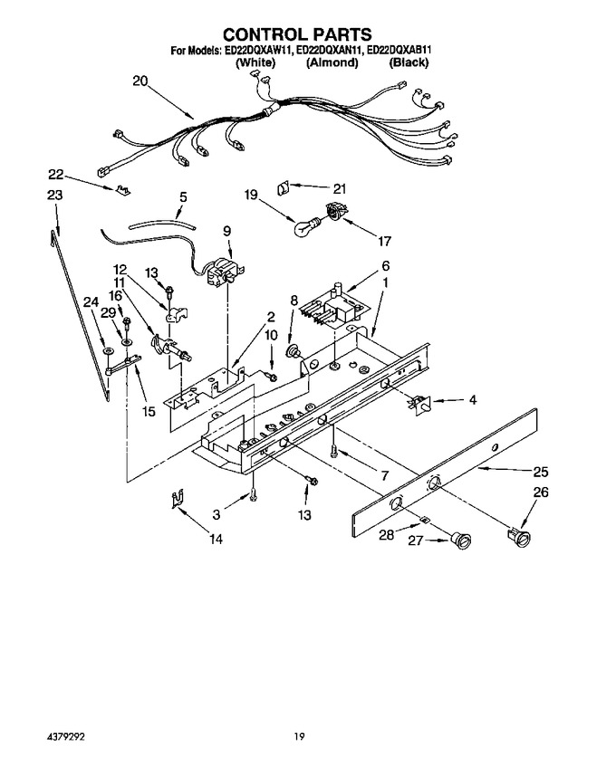 Diagram for ED22DQXAW11