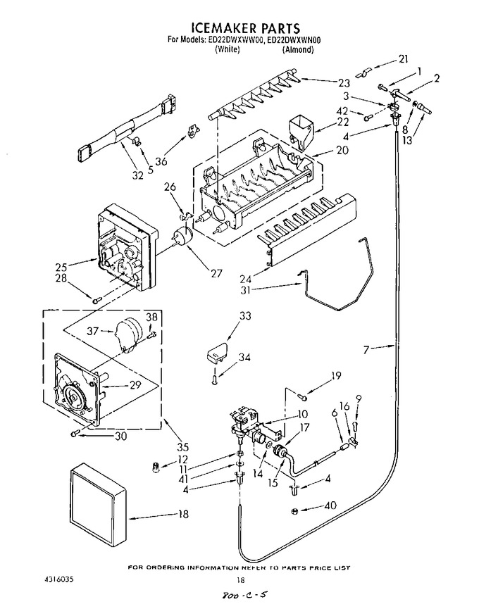 Diagram for ED22DWXWN00