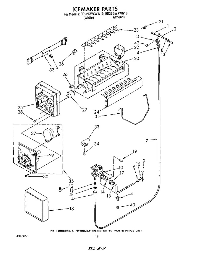 Diagram for ED22GWXWN10