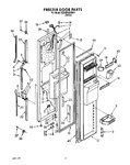 Diagram for 08 - Freezer Door