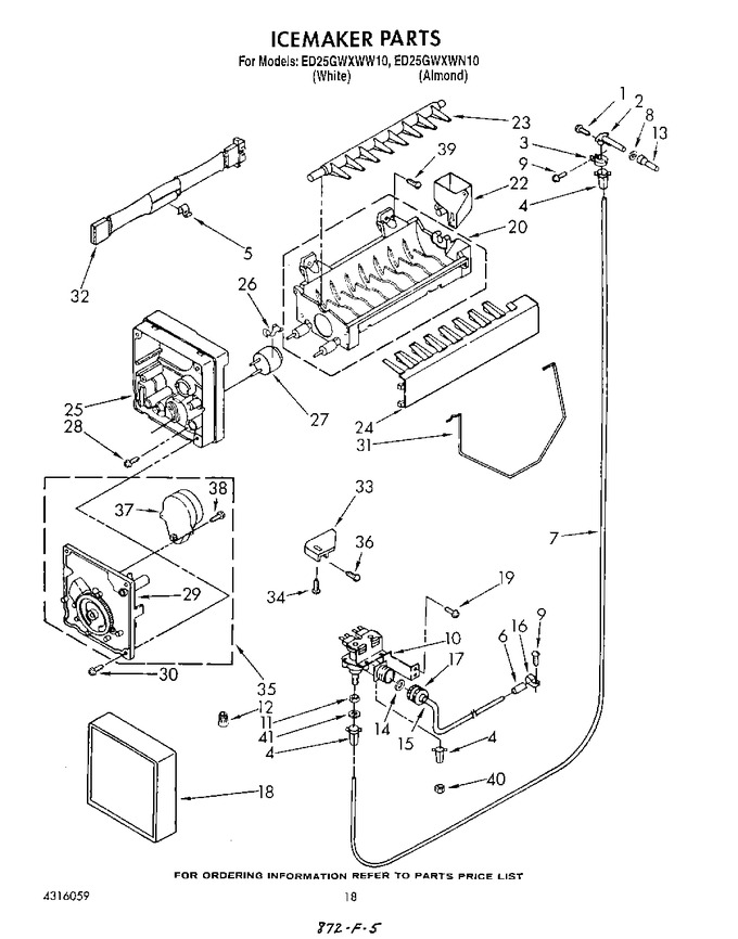 Diagram for ED25GWXWW10