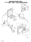 Diagram for 08 - Dispenser Front Parts