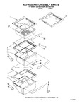 Diagram for 03 - Refrigerator Shelf Parts