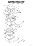 Diagram for 03 - Refrigerator Shelf Parts