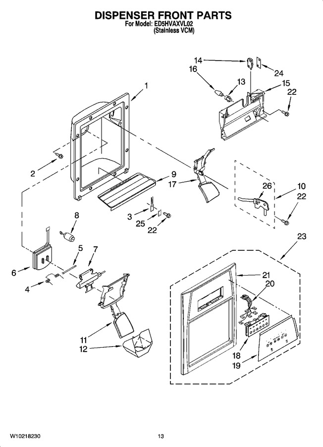 Diagram for ED5HVAXVL02