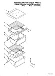 Diagram for 03 - Refrigerator Shelf Parts