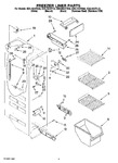 Diagram for 04 - Freezer Liner Parts