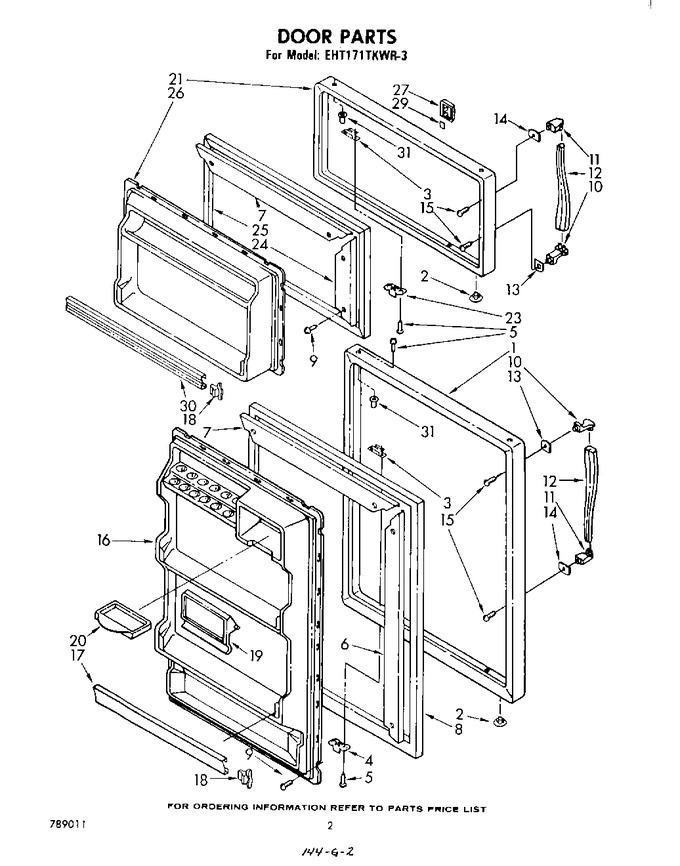 Diagram for EHT171TKWR3