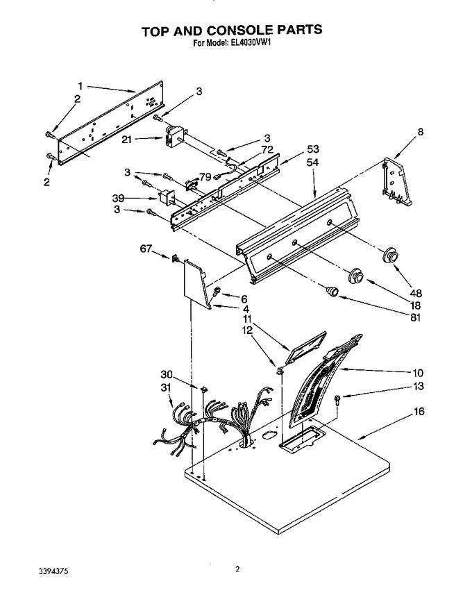 Diagram for EL4030VW1