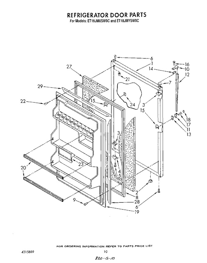 Diagram for ET18JMXSW0C