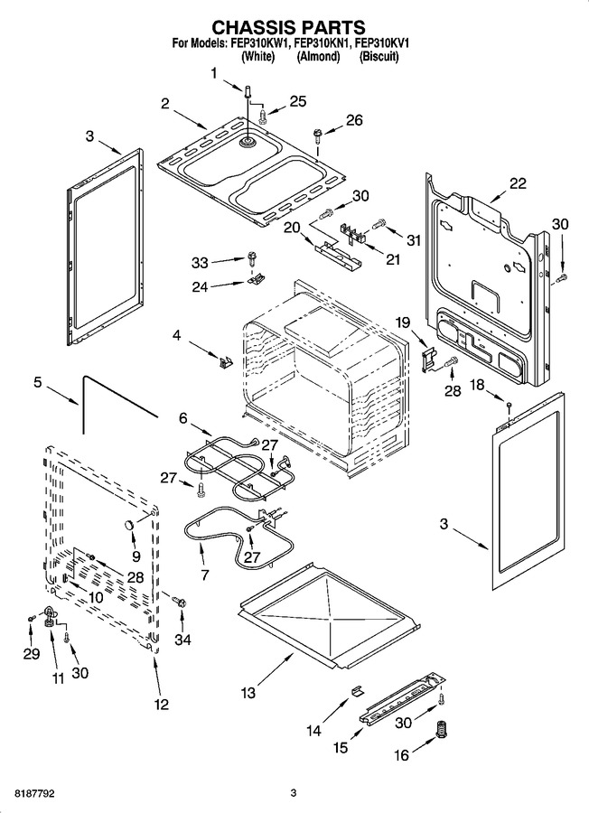 Diagram for FEP310KW1