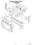 Diagram for 02 - Control Panel Parts