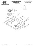 Diagram for 01 - Cooktop Parts