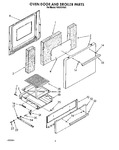 Diagram for 03 - Oven Door And Broiler
