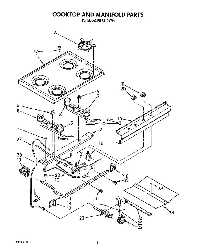 Diagram for FGP210VW4