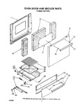 Diagram for 05 - Oven Door And Broiler