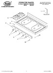 Diagram for 01 - Cooktop, Literature