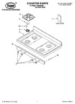 Diagram for 01 - Cooktop Parts