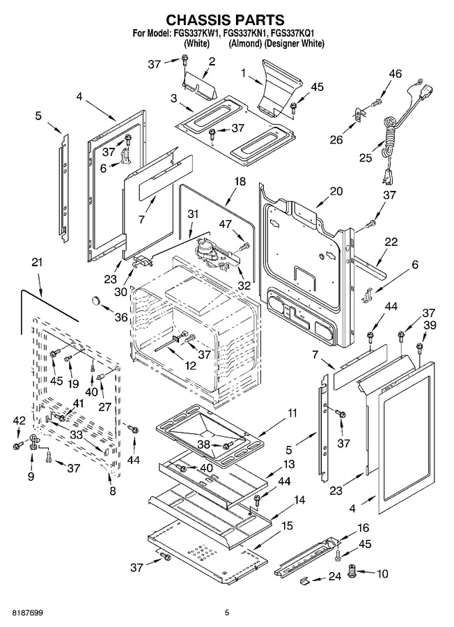 Diagram for FGS337KW1